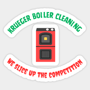 Krueger Boiler Cleaning Sticker